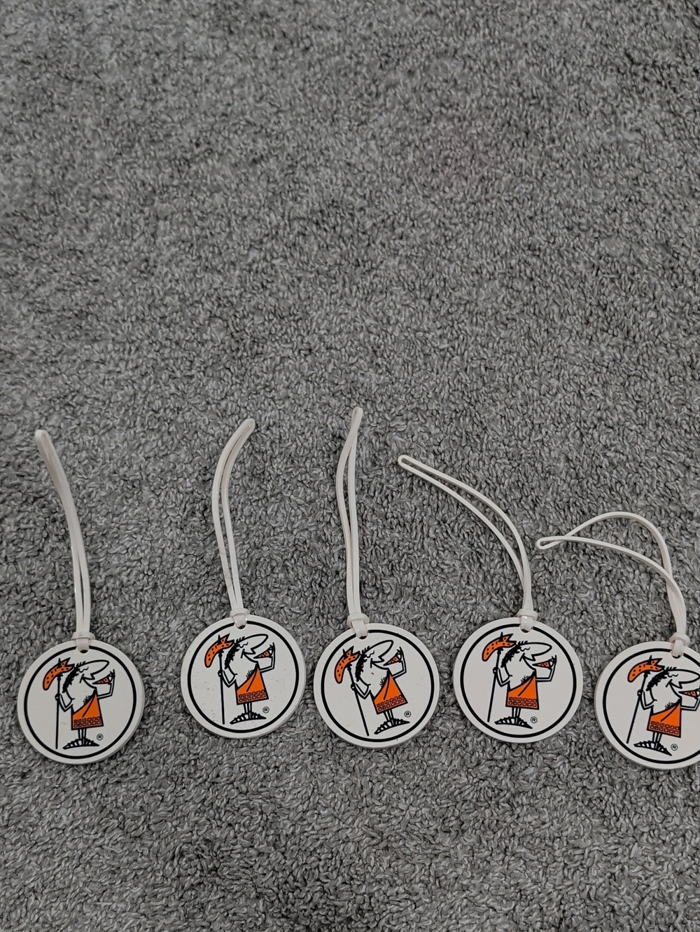 5- Little Caesars Luggage Tags